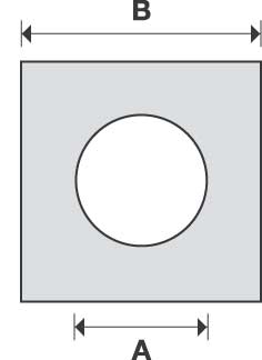 Spezial-Rosetten, eckig 1