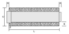 Kaminschalldämpfer Asko mit Entwässerung 3/4″ Länge 350 mm 1