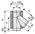 Abzweigstück 45° 1