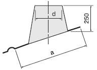 Dacheinfassung 5°-45° verzinkt 1